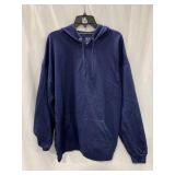FRUIT OF THE LOOM HOODIE DARK BLUE SIZE XL