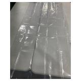 AMAZON BASICS CLEAR SHOWER CURTAIN 72X72 INCHES
