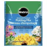 MIRACLE-GRO 741783 MOISTURE CONTROL POTTING MIX