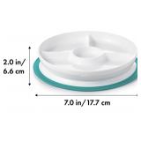 OXO TOT STICK AND STAY SUCTION DIVIDED PLATE FOR