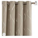 DECONOVO 96X32IN WINDOWS CURTAINS 2 PACK