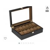 12 SLOTS WATCH BOX FOR MEN 12X9IN