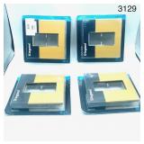4x Adorne 2-Gang Titanium Wall Plate LEGRANDE