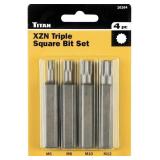 TITAN XZN TRIPLE SQUARE BIT SET