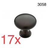 17Pcs LIBERTY HARDWARE Garrett 1-1/4' Knob -