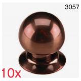 10Pcs  Onward Cabinet  Ball Knob with Backplate