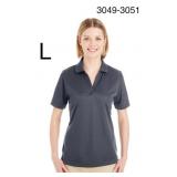 2Pcs Large CORE365 Ladies Polo Shirt - Carbon