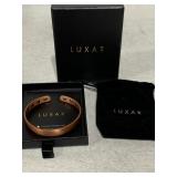 LUXAR SMALL COPPER MAGNETIC BRACELET APRX 2.5IN