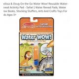 MELISSA &!DOUG ON THE GO SAFARI WATER REVEAL PAD