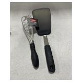 COX GOOD GRIPS 11 IN BALLOON WHISK AND SPATULA