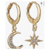 BMMYE MOON AND STAR EARRINGS