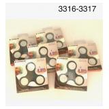 6-Pack XTREME Tech LED Fidget Spinners - Black