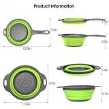 LONGZON COLLAPSIBLE SILICONE COLANDER ABD
