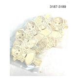 8-Pack Wood Craft Stand Up Princess Shape AS