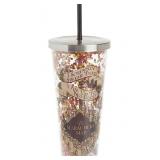 HARRY POTTER PLASTIC CUP WITH LID AND STRAW 8