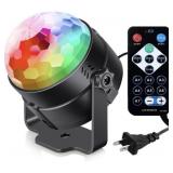 LUDITEK SOUND ACTIVATED PARTY LIGHTS W/ REMOTE