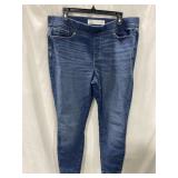 SIGNATURE WOMENS PULL IN SKINNY JEANS SIZE 18M