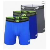 NEW BALANCE SIZE MEDIUM MENS BOXERS 3 PACK