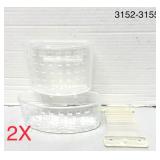 2 x 3pcs set  Plastic Kitchen Sink Saddle