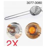 2x Egg Separator, Yolk White Separator Tool, F