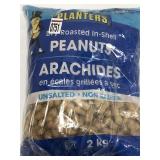 PLANTERS DRY ROASTED IN SHELL PEANUTS 2KG