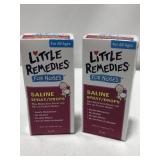 LITTLE REMEDIES SALINE SPRAY 2x30ML