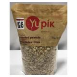YUPIK UNSALTED ROASTED PEANUTS 1KG BB072024