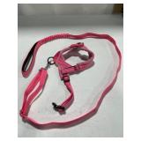 PINK FLUFFY PET HARNESS SIZE XS USED
