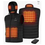 TIDEWE MENS HEATED VEST WITH RETRACTABLE HEATED