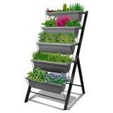 5 TIER VERTICAL RAISED GARDEN BED 51X17.7X27 INCH