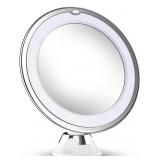 LED LIGHT UP FLEXIBLE MIRROR 6.7IN UNTESTED AS IS