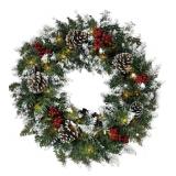 CHRISTMAS WREATH 11IN DAMAGED BATTERIES NOT