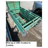 LOT - SCAFFOLD FRAMES 3 FT - MISSING CROSS BRACES