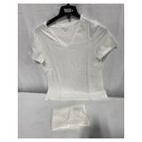 AMAZON ESSENTIALS WOMENS TOPS 2PCS SIZE LARGE