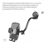 IZERO GOOSENECK CELLPHONE CAR MOUNT HOLDER