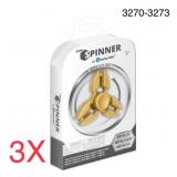 3-Pack Zuru Spinner Zuru Fidget Premium Gold C