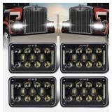 COWONE 60W 4X6 IN LED HEADLIGHTS