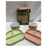 UBABY PLATE&BOWL SET 4PC UBABY PLATE&BOWL SET 4PC