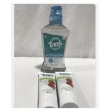 FLUORIDE TOOTHPASTE SET OF 2 SIZE 90ML & TOMS SEA