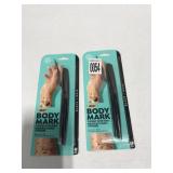 BODYMARK TEMPORARY TATTOO MARKER SET OF 2 BODYMARK TEMPORARY TATTOO MARKER SET OF 2