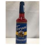 TORANI STRAWBERRY SYRUP SUGAR FREE 750ML BB022025 TORANI STRAWBERRY SYRUP SUGAR FREE 750ML BB022025