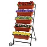 5 TIER VERTICAL RAISED GARDEN BED 51X17.7X27 INCH