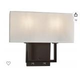 MODERN WALL SCONCE WITH 2 SWITCH ON OFF LIGHTS