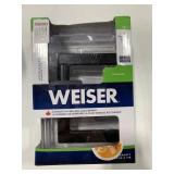 WEISERDOOR LOCK HANDLE BLACK