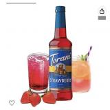 TORANI SUGAR FREE STRAWBERRY SYRUP BOTTLE 750 ML