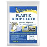 PAINTERS PLASTIC DROP CLOTH 13X16FT PLASTIC PAINT