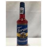 TORANI STRAWBERRY SYRUP SUGAR FREE 750ML BB022025