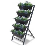 5 TIER VERTICAL RAISED GARDEN BED 51X17.7X27 INCH