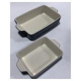 SWEEJAR OVENWARE 6.5x9x2.5IN 5x6.5x2IN 2PC