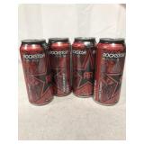 ROCKSTAR PUNCHED ENERGY DRINKS 4PCS BB JN 05 2023